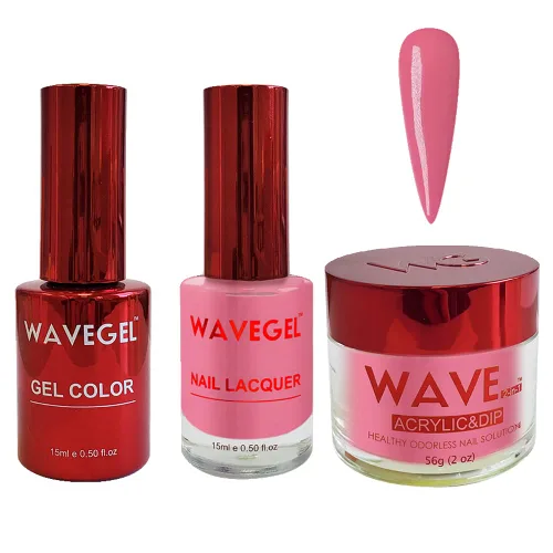 Miniatura 49 de WAVEGEL - Juego de gel de remojo, laca de uñas y polvo acrílico y polvo de inmersión a juego - Colección Queen - #015 Noble Men