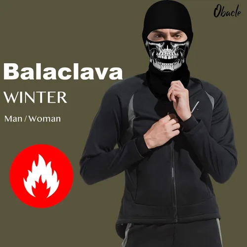 Miniatura 142 de Obacle Pasamontañas para hombres y mujeres, para invierno, clima frío, esquí, ciclismo, caza