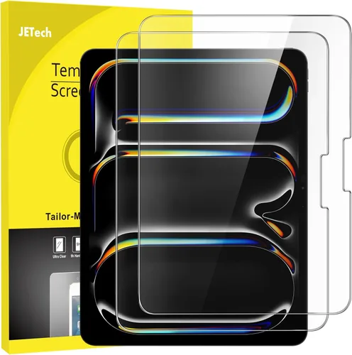 Miniatura 15 de JETech Protector de pantalla para iPad Pro de 11 pulgadas (modelo 2022/2021/2020/2018), iPad Air 5/4 2022/2020 de 10.9 pulgadas, compatible con Face