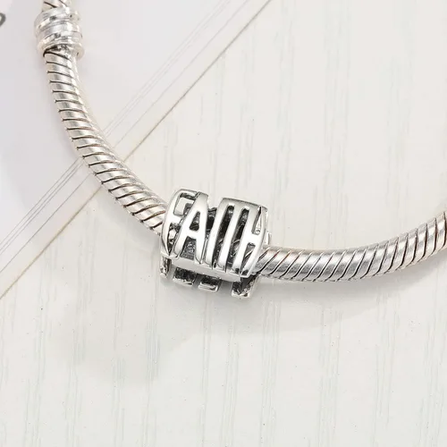 Miniatura 2 de Faith Charms - Cuentas de plata de ley 925 para pulseras Pandora