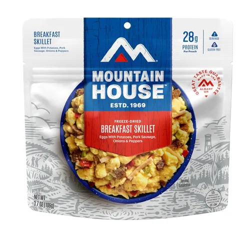 Miniatura 33 de Mountain House Lasaña de carne Alimentos liofilizados para acampar, 4 porciones, vida útil de 30 años, paquete de 2