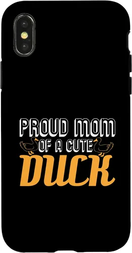 Miniatura 5 de Funda para iPhone XR Goose Mallard Quack Joke Cute Mommy Duckling Mom Duck Lover Case