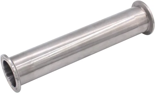 Miniatura 10 de Dernord - Tubo de bobina sanitaria con extremos de abrazadera, tubo redondo liso de acero inoxidable 304 con abrazadera triple de 3.81 cm
