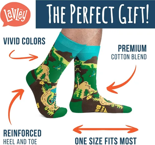 Miniatura 2 de I'd Rather Be - Calcetines divertidos para hombres y mujeres, regalos para golf, caza, camping, senderismo, esquí, lectura, deportes y mucho más