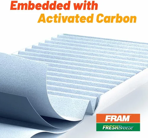 Miniatura 7 de FRAM Fresh Breeze - Filtro de aire de repuesto para compartimento del pasajero del coche con bicarbonato de sodio Arm & Hammer, fácil de instalar
