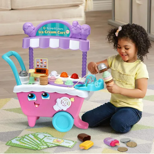 Miniatura 5 de LeapFrog Scoop and Learn Ice Cream Cart Deluxe (embalaje sin frustración), color rosa