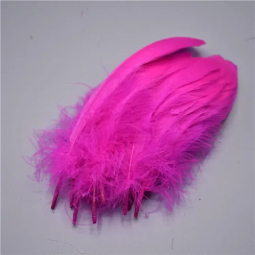 Miniatura 8 de Nature Peppermint Goose Feathers Crafts Plumes Jewelry Clothing Accessories Wedding Decoration Feather Purple 20 Pcs