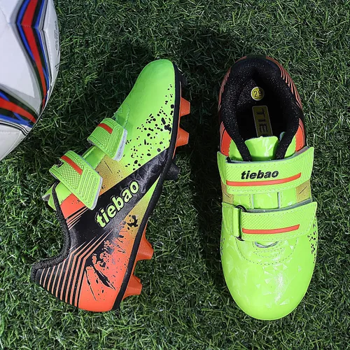 Miniatura 4 de MiFeloo Botas de fútbol para niños, deportes al aire libre, HGAG, zapatos de entrenamiento para niños y niñas, zapatos de entrenamiento