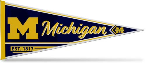 Miniatura 76 de Rico Industries NCAA Banderín Clásico de Fieltro para Decoración de Pared de 12" x 30" - Ideal para Decoración del Hogar/Dormitorio/Cueva de Hombre