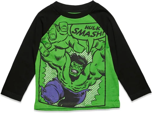 Miniatura 4 de Marvel Camiseta estampada de manga larga para niños Spiderman grisazulrojoverde, grisazulrojoverde