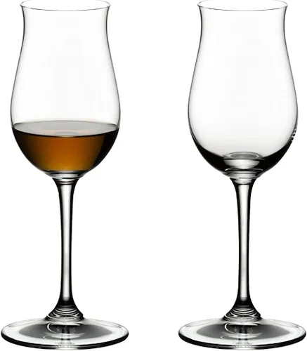 Riedel Vinum copas para coñac, set de 2, Cognac, juego de 2, Transparente
