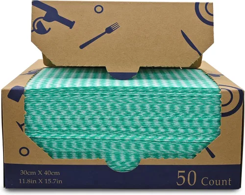 Miniatura 2 de Toallitas resistentes para platos, 50 piezas, toallitas reutilizables, paños de limpieza multiusos, toallas Paños de limpieza multiusos Toallas