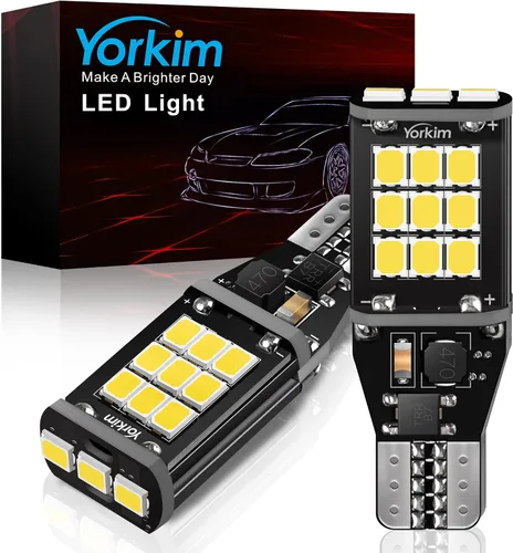 Miniatura 11 de Yorkim Bombilla LED 3157 Ámbar Brillante 3156 Luces LED de Freno/Trasera con Proyector - 3056 3156 3156A 3057 4057 3157 4157 T25 Luz Intermitente