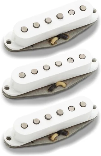 Miniatura 2 de Seymour Duncan Antiquity II Surfer Strat - Medio - Viento inverso, polaridad inversa - Crema - Pastilla para guitarra eléctrica Cubierta blanca