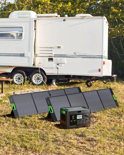 Miniatura 6 de Central eléctrica portátil de 2400W 1843Wh GRECELL generador solar al aire libre con 2400W (4800W pico) 4 salidas de CA, batería de respaldo