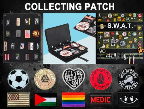 Miniatura 7 de 2 parches de ala de ángel divertidos bordados, cierre de gancho y bucle extraíble, emblema táctico militar para mochilas, chaquetas, ropa, jeans