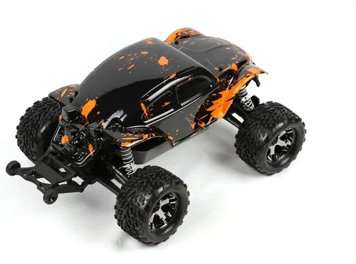 Miniatura 5 de SummitLink Cuerpo personalizado naranja fangoso sobre negro compatible para automóvil o camión RC escala 1/10 (camión no incluido) STB-BR-02