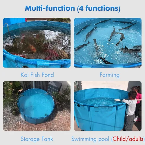 Miniatura 8 de Piscina infantil sobre el suelo, redonda ovalada de verano para bebés, niños y adultos, 3.3 ft/6.6 ft/9.8 ft/13.1 ft/16.4 ft/19.7 ft/23.0 ft/26.2