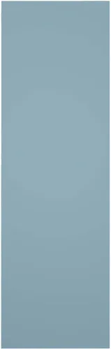 Miniatura 4 de Persianas de montaje fijo estilo misión San Juan Capistrano de PVC True Fit de 12"W x 25"H, azul pacífico (por par - herrajes no incluidos)