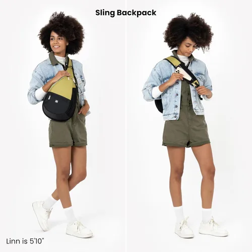Miniatura 2 de Sherpani Esprit, Bolsa Bandolera de Nylon, Bolsa Bandolera para Hombro, Mochila Bandolera Cruzada para Mujeres, Protección RFID, Alquimia
