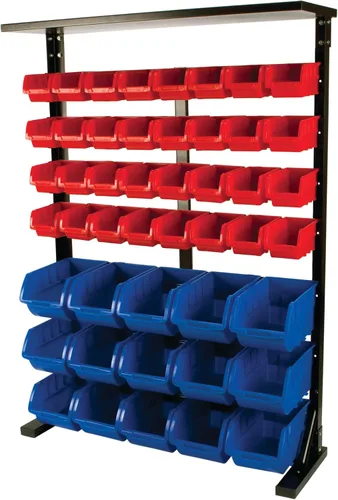 Miniatura 9 de Performance Tool W5196 Bandejas de almacenamiento grandes apilables de 4 piezas (9.25 x 6 x 5 pulg.)