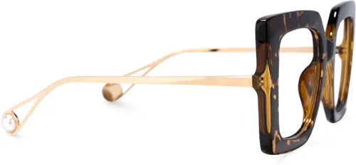 Miniatura 3 de Zeelool Gafas de lectura cuadradas de gran tamaño con bloqueo de luz azul para mujeres Qatar ZOP01892