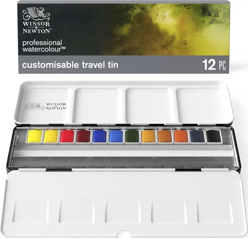 Miniatura 15 de Winsor & Newton juego compacto de acuarela profesional