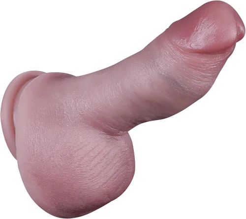 Consoladores suaves realistas de 5.91 pulgadas para principiantes, consolador de silicona gruesa realista hecho a mano, pene suave con ventosa para