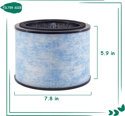 Miniatura 6 de Repuesto de filtro AP200, compatible con el purificador de aire Instant® AP200, HEPA verdadero de grado H13 y filtros de carbón activado, comparado