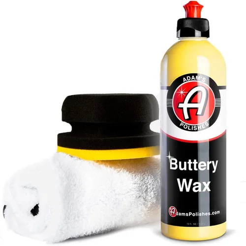 Miniatura 7 de Adam's Polishes Buttery Wax (16 onzas) – Cera líquida húmeda de carnauba premium infundida para brillo, pulido y protección de pintura de capa