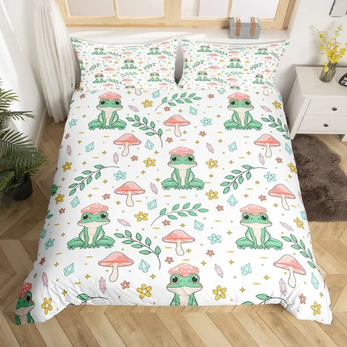 Miniatura 32 de Juego de ropa de cama floral, funda de edredón de flores de iris de colibrí, tamaño matrimonial, jardín, botánico, magnífica, funda de edredón