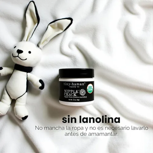 Miniatura 2 de Crema orgánica para pezones, mantequilla para pezones sin lanolina, bálsamo para madres lactantes, sin necesidad de lavarse, seguro para el bebé