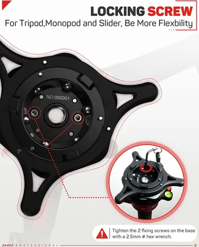 Miniatura 6 de IFOOTAGE Placa de liberación rápida Seastar Q1S, soporte de trípode de conexión rápida compatible con Canon, Nikon, Sony DSLR videocámara