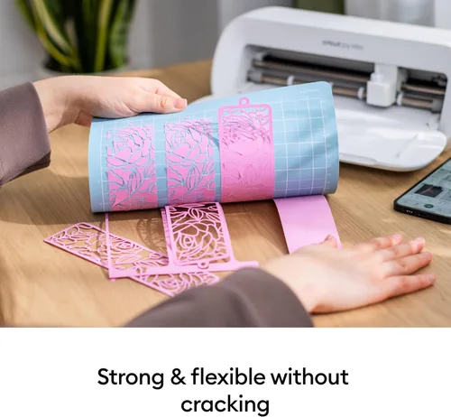 Miniatura 4 de Cricut LightGrip - Juego de alfombrillas de corte (4 unidades, 8.5 x 12 pulgadas), para máquina Joy Xtra, ideal para papel estándar, cartulina