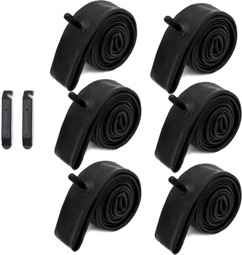 Miniatura 8 de CALPALMY Tubo interior de bicicleta de 26 pulgadas, (4 paquetes/6 paquetes), tubos de repuesto para neumáticos de bicicleta de 26 x 1.75/1.95/2.125