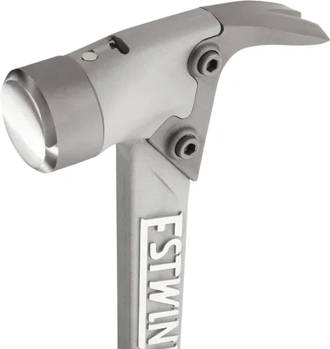 Miniatura 3 de ESTWING AL-PRO Martillo de Enmarcado de Aluminio - 14 oz Garra Recta Rip con Cara Lisa y Agarre de Reducción de Impactos - ALBK, Negro