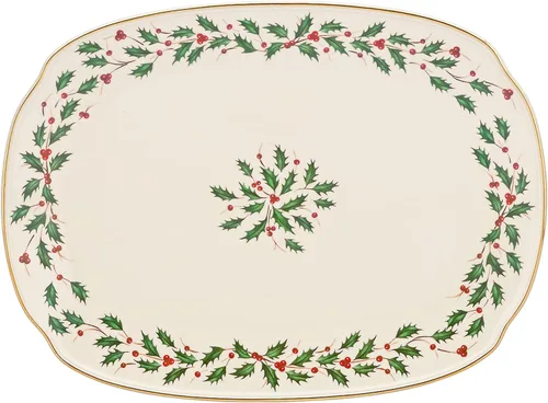 Miniatura 5 de Lenox Paquete de cristalería navideña y plato para servir