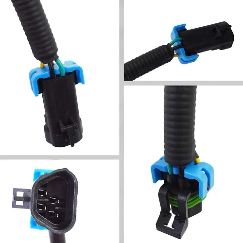 Miniatura 4 de 2 unidades de arnés de sensor negro de 12 pulgadas para Chevrolet C6 Corvette 2005-2013, Chevrolet let Camaro 2010-2013, 2005-2013 GM, LS2 LS3 LS7