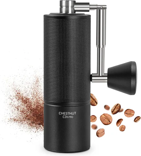 Miniatura 8 de TIMEMORE Molinillo de café manual Chestnut C3 ESP Pro, molinillo de café de mano, molinillo de café de acero inoxidable S2C con mango plegable
