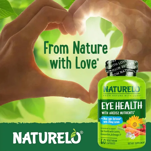 Miniatura 6 de NATURELO Vitaminas para los Ojos - Fórmula AREDS 2 Nutrientes con Luteína, Zeaxantina, Vitamina C, E, Zinc, Más DHA - Suplemento para Ojos Secos