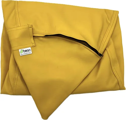 Miniatura 20 de Puf grande de vinilo marino – Puf impermeable para barcos y piscinas – con cuentas de poliestireno y silla rellena de espuma CertiPUR para adultos