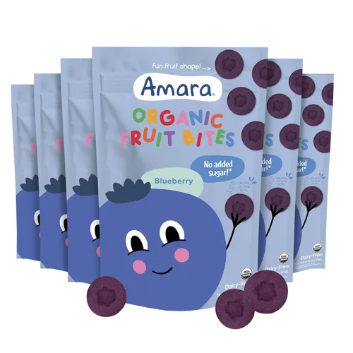 Miniatura 9 de Amara Bocaditos de frutas orgánicas de col rizada de manzana, sin colores/tintes artificiales, azúcar añadida, aperitivos de frutas sin lácteos