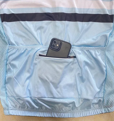 Miniatura 9 de Coconut Ropamo CR - Conjunto de camiseta de ciclismo para hombre, con cremallera, bolsillo con cremallera, manga corta, kits de ciclismo, pantalones