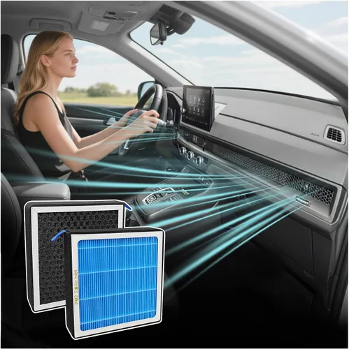 MASHA Filtro de aire de cabina para Honda Accord (2023-2025) Civic (2016-2025) CR-V (2017-2025) Odyssey (2018-2025) con filtros de aire de repuesto
