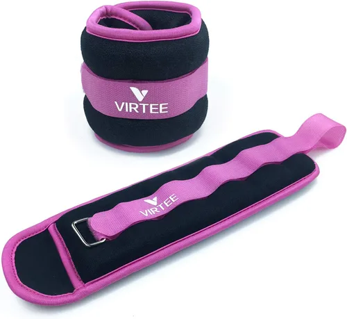 Miniatura 11 de Pesas de tobillo/muñeca para mujeres, hombres, niños – Juego de pesas para piernas de brazo con correa ajustable – correr, trotar, gimnasia, terapia