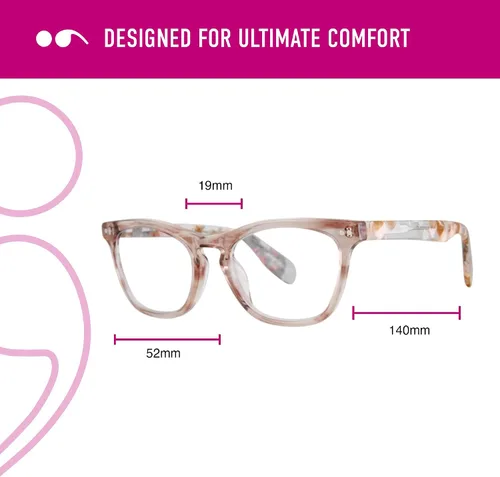 Miniatura 5 de Scojo New York Bloom Street - Lentes de lectura con luz azul, hechos a mano, resistentes a los arañazos, para mujeres y hombres