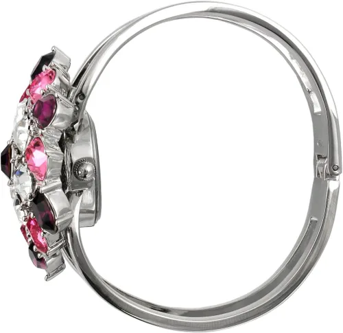 Miniatura 4 de Peugeot Viva 4353S - Reloj con brazalete con tapa de cristal multicolor, Movimiento de cuarzo