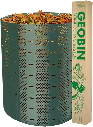 GEOBIN - Contenedor de compostaje de 246 galones, expandible, fácil de montar, fabricado en los Estados Unidos (verde)