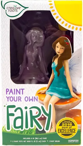 Miniatura 14 de Creative Roots Pinta tus propias mascotas de roca de Horizon Group USA, 6 colores, pincel de pintura, ojos ondulados y pegamento incluidos