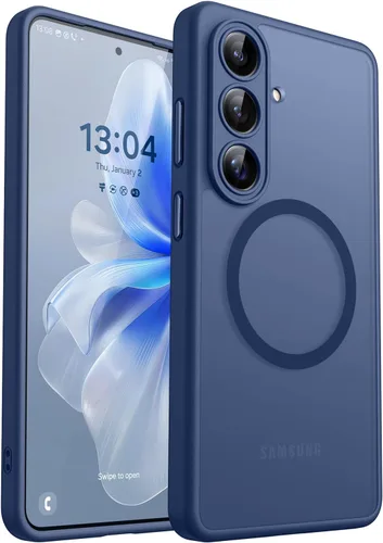 Miniatura 16 de CANSHN Funda diseñada para Samsung Galaxy A16-5G [protección completa de la cámara] [compatible con Magsafe] funda protectora trasera translúcida